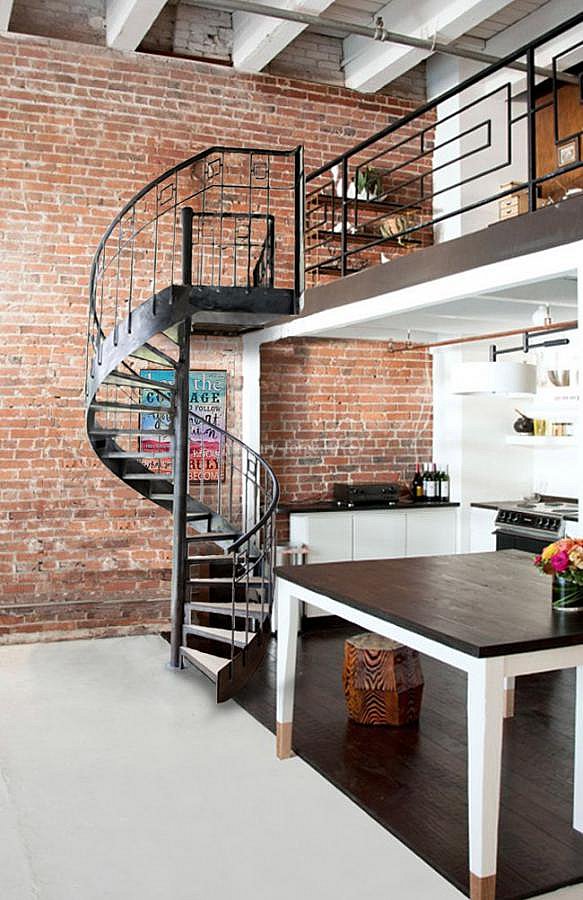 Лестницы на второй этаж стиль лофт Лестницы на второй этаж стиль лофт