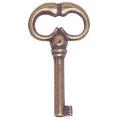 Ключ из латуни в региональном стиле для замка 26BIS, 722 OU 214
