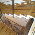лестница PM Scale с прямымим косоурами, модель Square